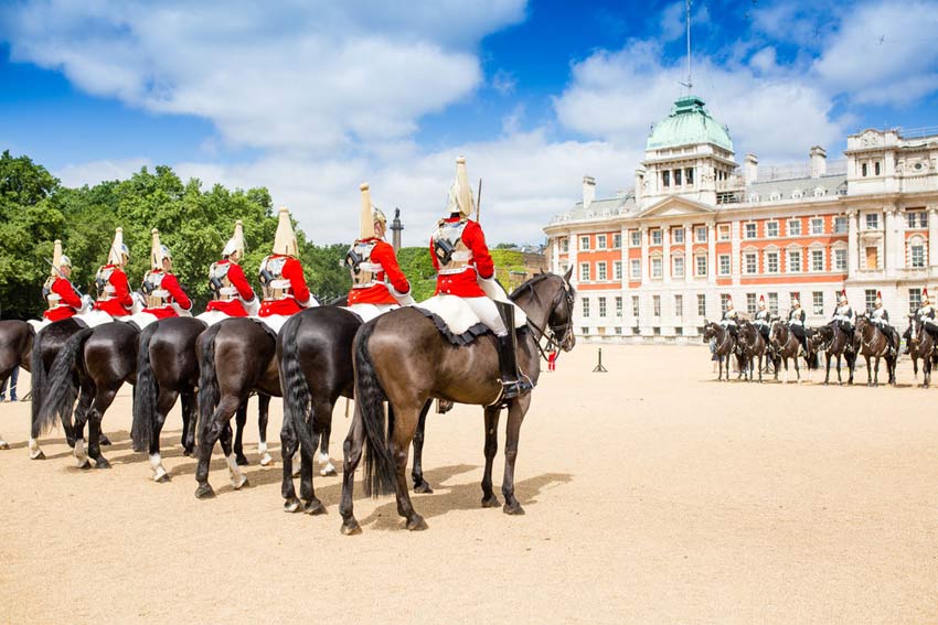 Changing Of The Guards At Horse Guards 