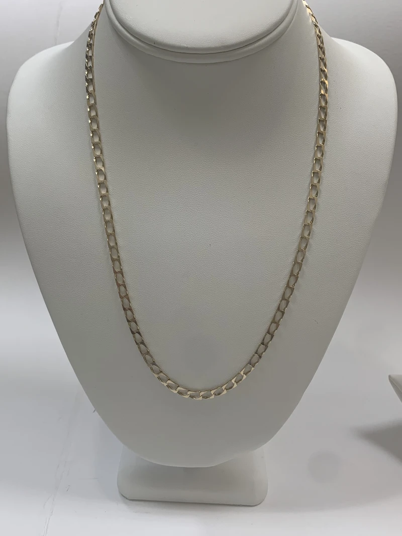 men gold chain 9 carat