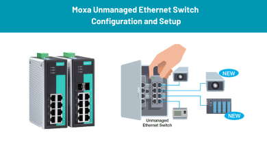 Moxa Unmanaged Ethernet Switch Configuration and Setup