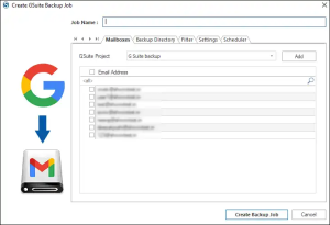 Shoviv G Suite backup 4