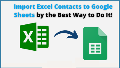 import excel contacts to google sheets