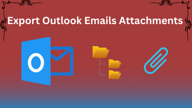 Export Outlook Emails Attachments