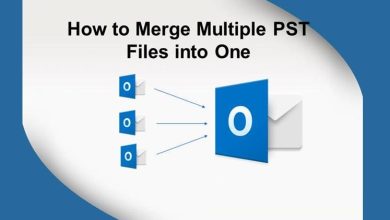 merge multiple PST files into one