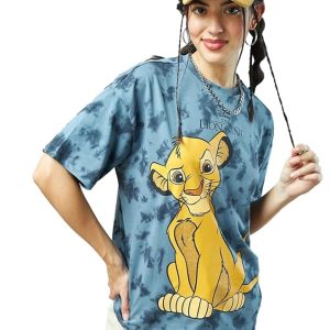 Bewakoof Women's Graphic Oversized Fit T-Shirt